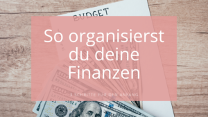 Organisation, Finanzen, Budget